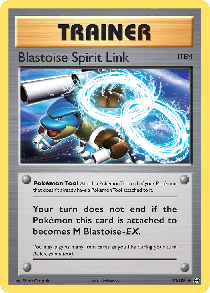 Evolutions Blastoise Spirit Link #73/108